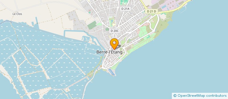 localisation de l'entreprise BERRE BASKET CLUB à BERRE-L'ETANG