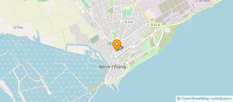 localisation de l'entreprise BERRE IMPRIM BURO à BERRE-L'ETANG