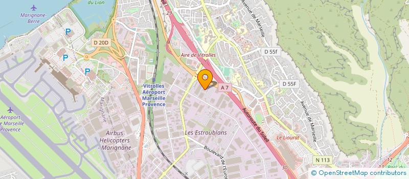 localisation de l'entreprise BERRE LOGISTIQUE à VITROLLES