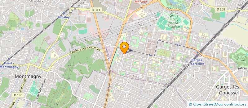 localisation de l'entreprise BERREBIMMO à SARCELLES