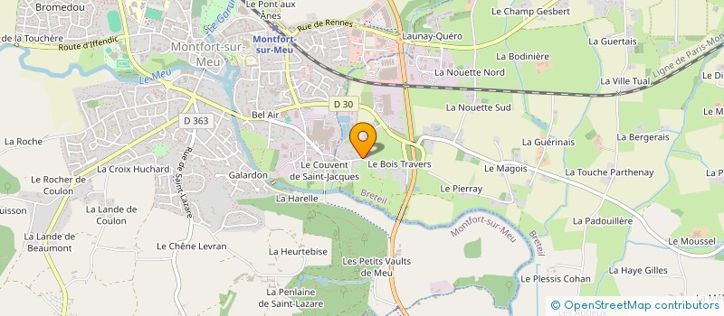 localisation de l'entreprise BERREE  BRETEIL