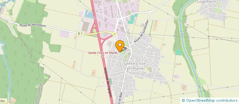 localisation de l'entreprise BERRET  SAINTE-CROIX-EN-PLAINE