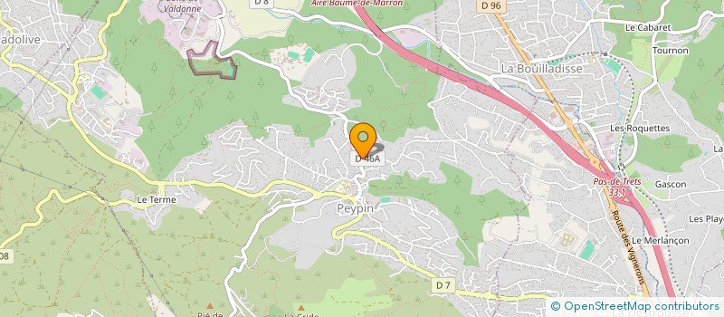 localisation de l'entreprise BERRET INVEST  PEYPIN