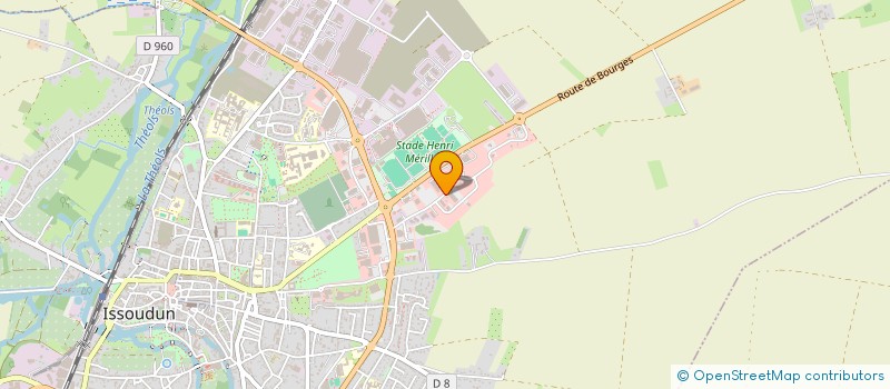 localisation de l'entreprise BERRETTE à ISSOUDUN