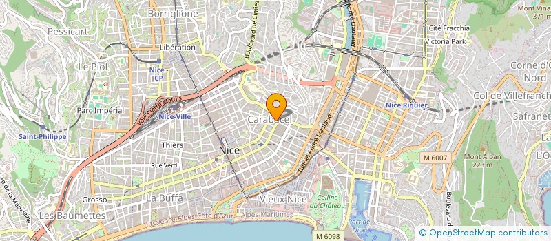 localisation de l'entreprise BERRI à NICE