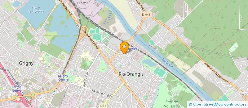 localisation de l'entreprise BERRIACHE ET FILS à RIS-ORANGIS