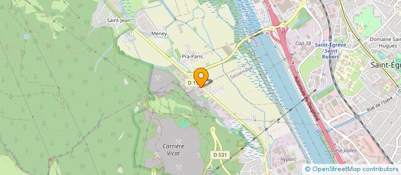 localisation de l'entreprise BERRIAT BATIMENT à SASSENAGE