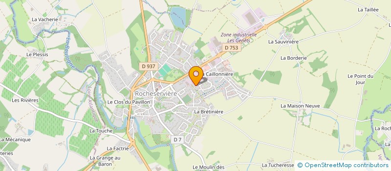 localisation de l'entreprise BERRIAU GROUP à ROCHESERVIERE