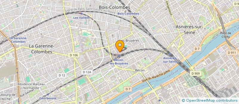 localisation de l'entreprise BERRIE BECON à ASNIERES-SUR-SEINE