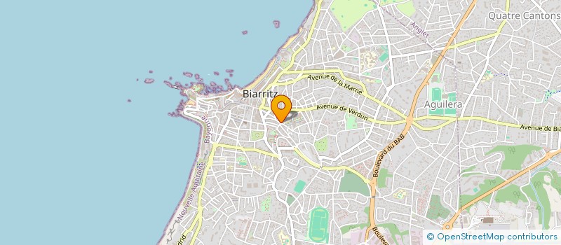 localisation de l'entreprise BERRITZEA à BIARRITZ