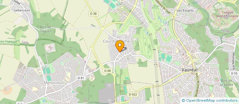 localisation de l'entreprise BERRIVIN  COURDIMANCHE