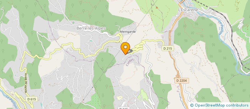 localisation de l'entreprise BERROISE  BERRE-LES-ALPES