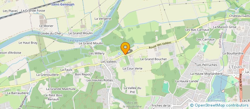 localisation de l'entreprise BERROMA IMMO  BALLAN-MIRE