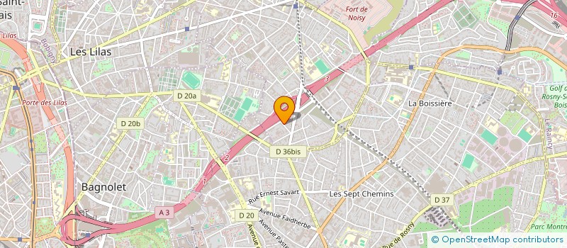 localisation de l'entreprise BERROS à ROMAINVILLE