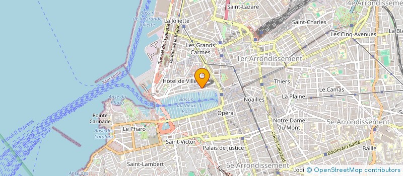 localisation de l'entreprise BERROS J ET DRAI P à MARSEILLE