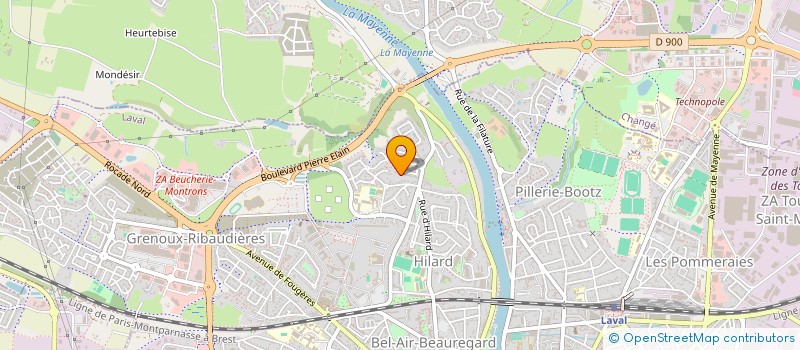 localisation de l'entreprise BERROTE à LAVAL