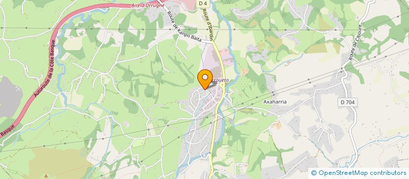 localisation de l'entreprise BERROUETA  URRUGNE