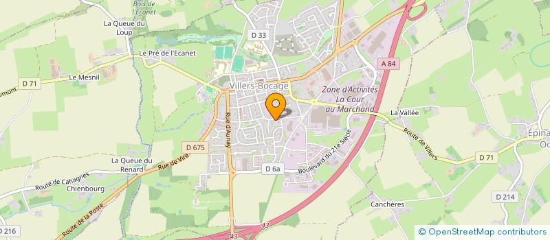 localisation de l'entreprise BERRU IMMOBILIER  VILLERS-BOCAGE