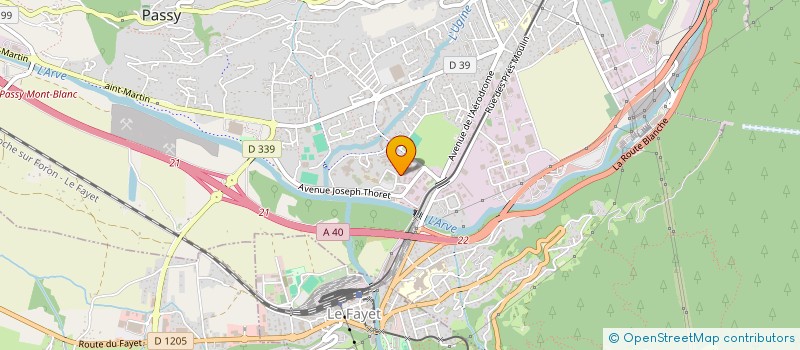 localisation de l'entreprise BERRUEX SARL à PASSY