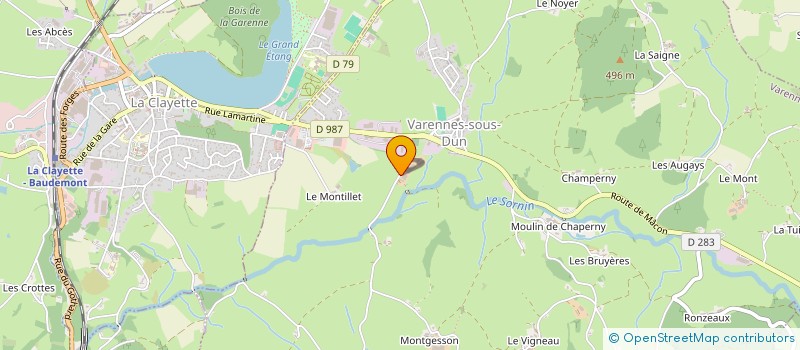 localisation de l'entreprise BERRURIER ENERGIE à VARENNES-SOUS-DUN