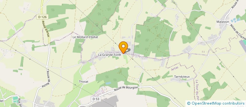 localisation de l'entreprise BERRUX INVESTISSEMENT  ARTAS