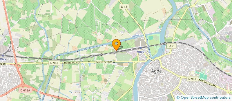 localisation de l'entreprise BERRUYER  AGDE