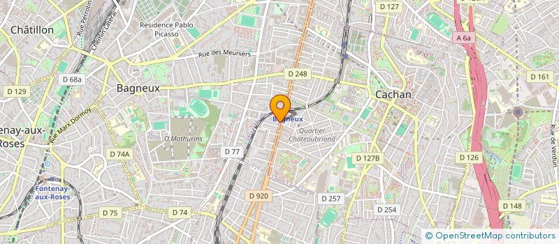 localisation de l'entreprise BERRY à BAGNEUX