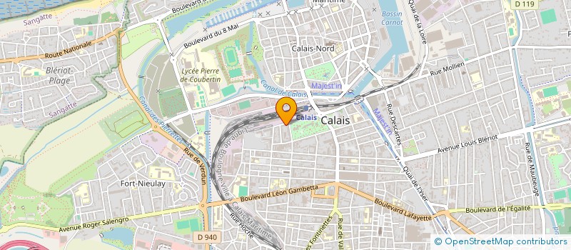 localisation de l'entreprise BERRY  CALAIS