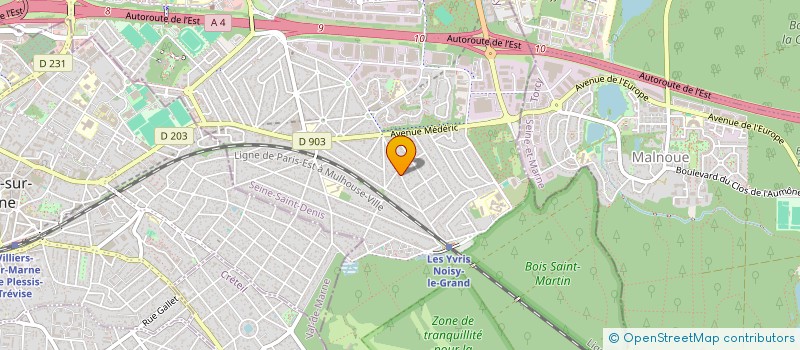 localisation de l'entreprise BERRY  NOISY-LE-GRAND