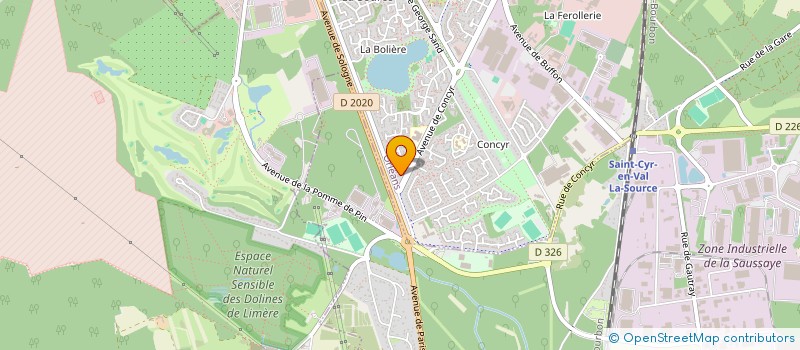 localisation de l'entreprise BERRY AUTOMATISME  ORLEANS