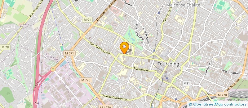 localisation de l'entreprise BERRY'BEACH INVEST  TOURCOING