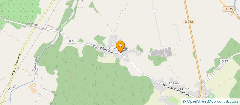 localisation de l'entreprise BERRY BREIZH PLATRERIE à AMBRAULT
