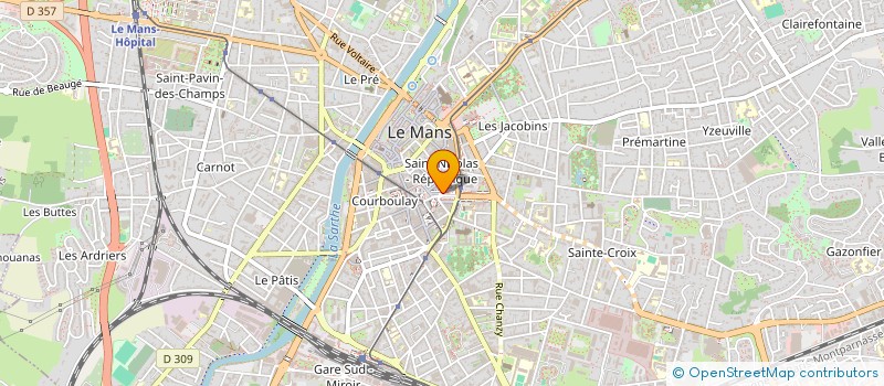 localisation de l'entreprise BERRY CHERTIER  LE MANS