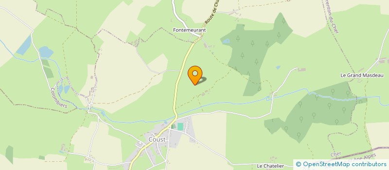 localisation de l'entreprise BERRY D'OR  COUST