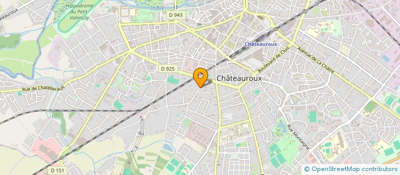 localisation de l'entreprise BERRY DECAP à CHATEAUROUX