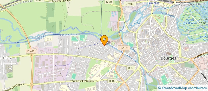 localisation de l'entreprise BERRY ESCALES SERVICES à BOURGES