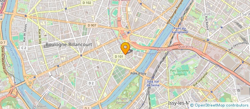 localisation de l'entreprise BERRY ESTATE à BOULOGNE-BILLANCOURT