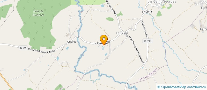 localisation de l'entreprise BERRY - FASO - TOURAINE à LYS-SAINT-GEORGES