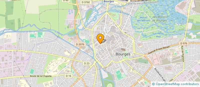localisation de l'entreprise BERRY HABITAT DURABLE à BOURGES