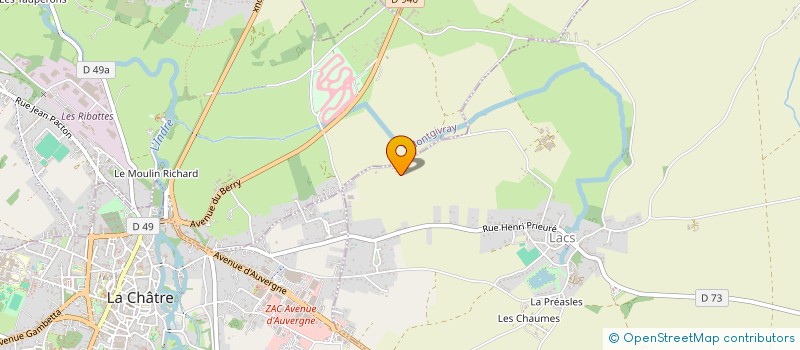 localisation de l'entreprise BERRY INVEST à LACS