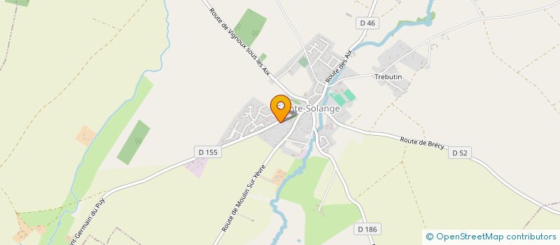 localisation de l'entreprise BERRY NEGOCE MATERIELS PRO à SAINTE-SOLANGE