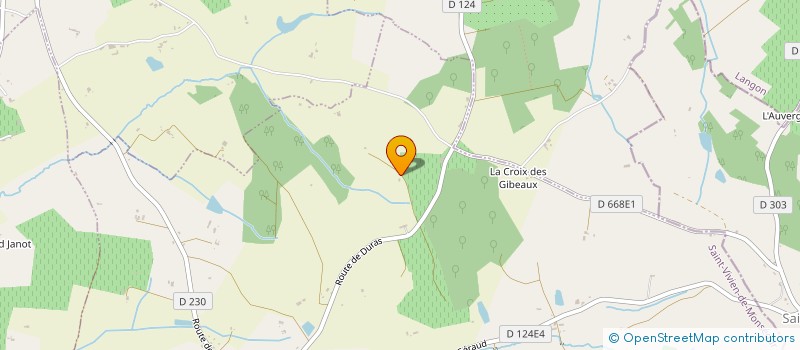 localisation de l'entreprise BERRY PATRICK  SAINT-VIVIEN-DE-MONSEGUR