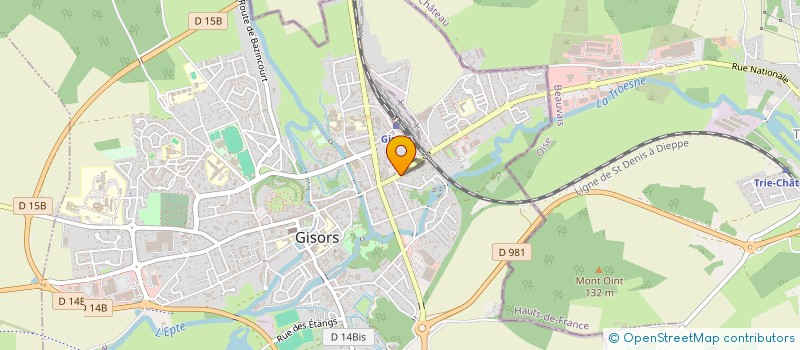 localisation de l'entreprise BERRY PNEUS à GISORS