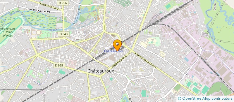 localisation de l'entreprise BERRY POWER à CHATEAUROUX