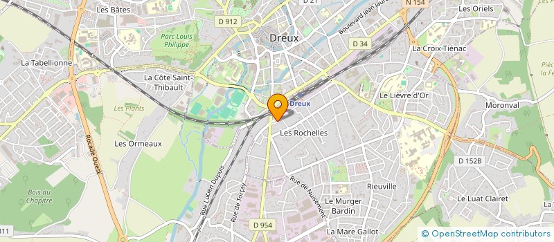 localisation de l'entreprise BERRY RIDE à DREUX