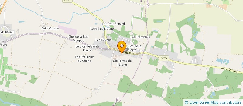 localisation de l'entreprise BERRY SOLOGNE DISTRIBUTION à LA VERNELLE