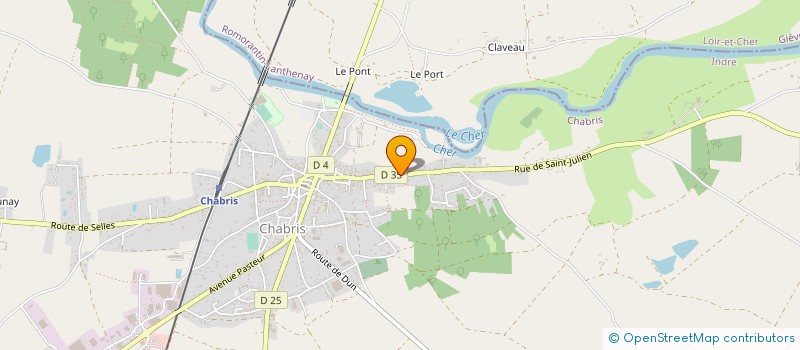 localisation de l'entreprise BERRY SOLOGNE TRANSPORTS à CHABRIS