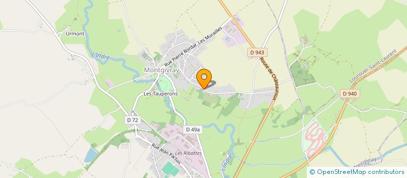 localisation de l'entreprise BERRY TRUCK à MONTGIVRAY