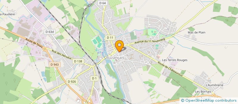 localisation de l'entreprise BERRY UKRAINE à BUZANCAIS