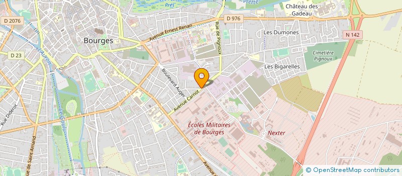 localisation de l'entreprise BERRY'VAP à BOURGES